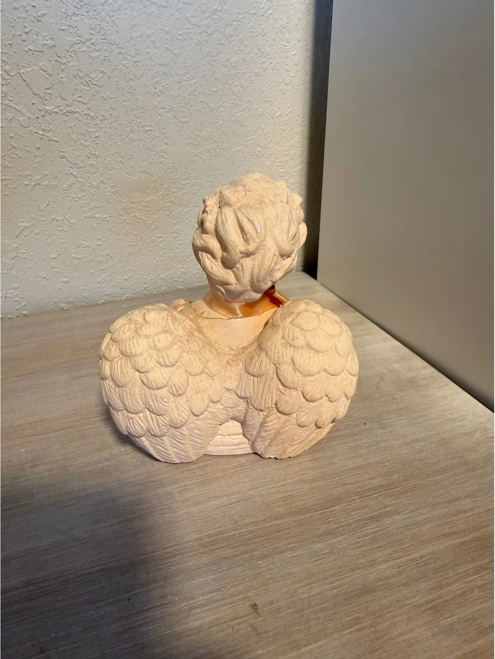 Vintage RUSS Angels Of Love Cherub Angel Figurine Holding a Gift Box